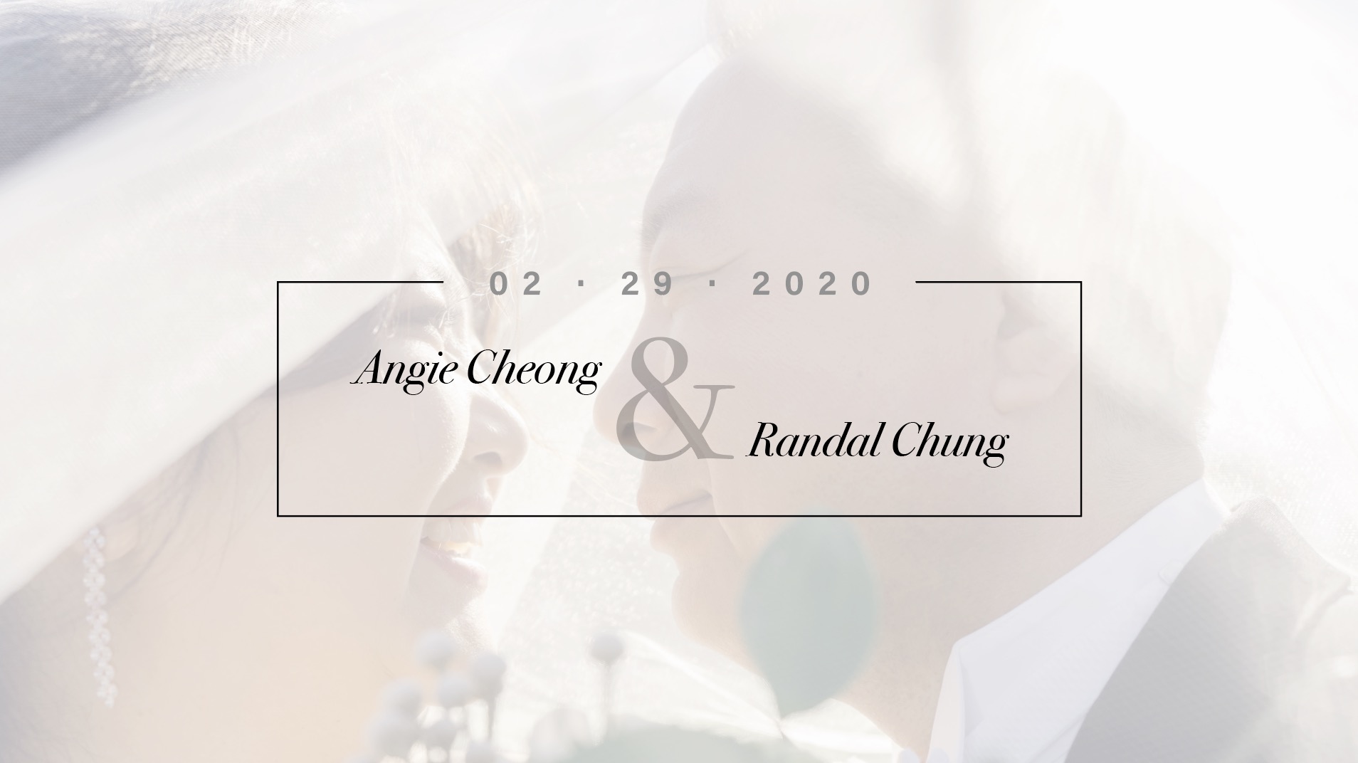 2020-02-29 Angie Cheong & Randal Chung Wedding main image 2