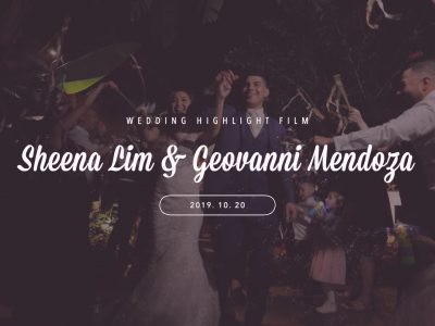 2019-10-20 Sheena Lim & Geovanni Mendoza Wedding Highlight Film